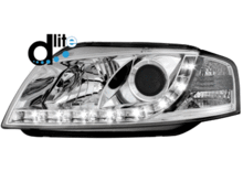 Focos delanteros luz diurna LEDS Dayline Audi A3 8P 03-08 R87