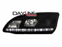 Focos delanteros luz diurna DAYLINE para Ford Focus 05-08 negros