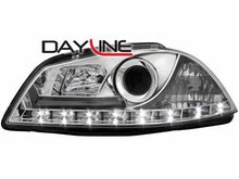 Focos delanteros luz diurna DAYLINE para Seat Ibiza 6L 03-08