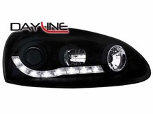 Focos delanteros luz diurna DAYLINE para VW Golf V 03-09 negros
