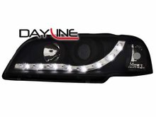 Focos delanteros luz diurna DAYLINE para Volvo S/V40 negros