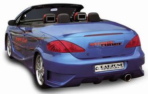 Parachoques trasero Carzone para Peugeot 307 CC Samurai