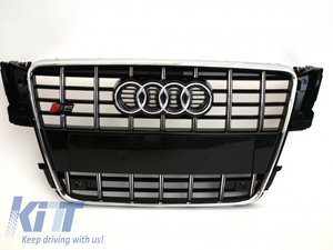 Parrilla Frontal Audi A5 Look S5 2007-Edicion Negro