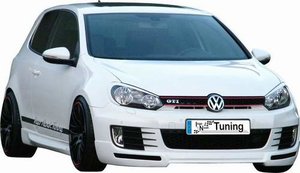 Spoiler Parachoques delantero para VW Golf VI GTi 10/08- N-Race