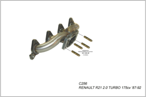 Kit Colectores de Escape para RENAULT R21 2L TURBO 2.0 8V 162CV