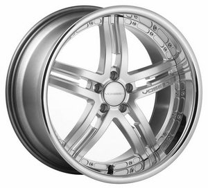 Kit 4 llantas Vossen Wheels vvs078 plata 9 x 22 pulgadas