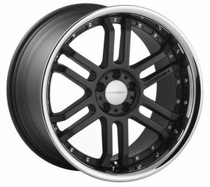 Kit 4 llantas Vossen Wheels vvs077 negro mate en 8,5 x 21 pulgadas