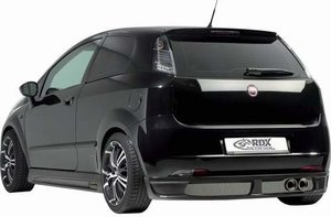 Spoiler parachoques trasero para Fiat Grande Punto 11/05- (ABS)