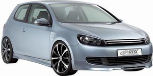 Spoiler parachoques delantero para VW Golf VI 10/08- excl. GTi/GTD/Plus (ABS)