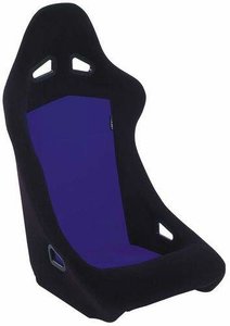 Asiento deportivo Baquet negro/azul