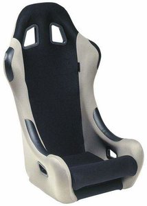 Asiento deportivo Baquet Tipo B negro/gris