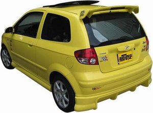 Aleron deportivo para Hyundai Getz + Luz de freno