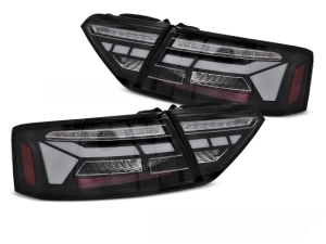 Faros/ Pilotos traseros de LEDs con intermitente secuencial dinamico Audi A5 11-16 negros