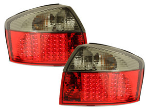 Focos Faros traseros LED Audi A4 8E Lim. 01-04 rojo/ahumado