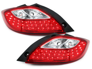 Focos Faros traseros LED Mazda 2 07-10 rojo/clear