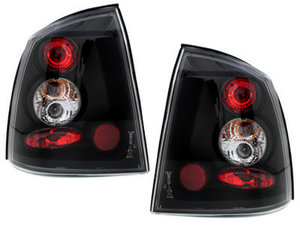 Focos Faros traseros Opel Astra G Coupe/Cabrio 98-04 negro