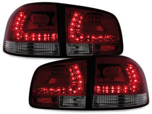 Focos Faros traseros LED VW Touareg 02-10 rojo/ahumado