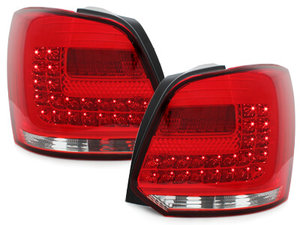Focos Faros traseros LED VW Polo 6R 09-14 rojo/transparente