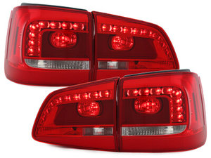 Focos Faros traseros LED VW Touran 2011+ rojo/transparente
