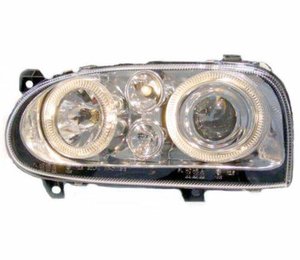 Focos delanteros angel eyes look golf IV para VW Golf 3