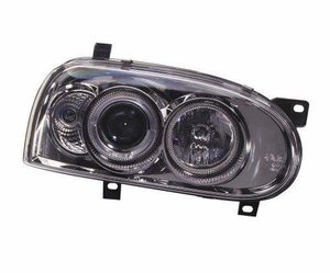 Focos delanteros angel eyes para VW Golf 3