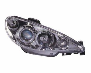 Focos delanteros angel eyes para Peugeot 206