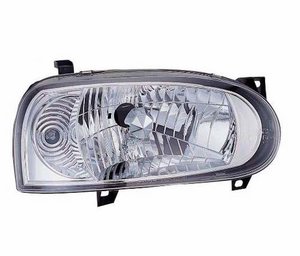 Focos delanteros cristal look para VW Golf 3