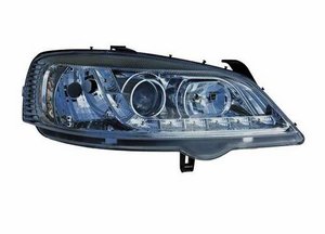 Focos delanteros luz diurna LEDs look Audi para Opel Astra G