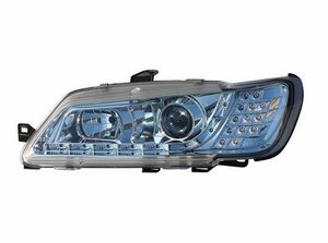 Focos delanteros luz diurna de LEDs look Audi para Peugeot 306