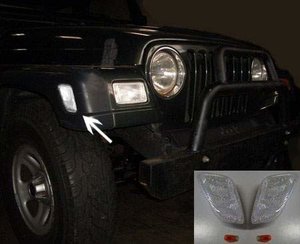 Intermitentes blancos para Jeep Wrangler TJ 97-04