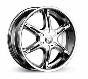 Llantas cromadas Ruff Racing R 287 en 7 x 17 pulgadas