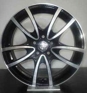 Kit de 4 llantas Stilauto SR 1500 en 6,5x16 pulgadas Negras y pu