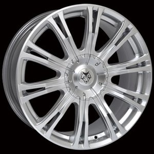 Kit 4 llantas Wolf Design Alloy Wheels VERMONT SPORT Hyper silver 9.5 x 20