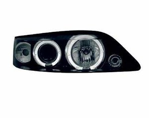 Focos delanteros Angel Eyes Opel Vectra B negros