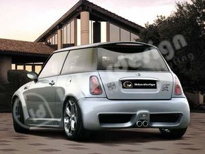 Parachoques trasero Ibherdesign Brutus para Mini Cooper