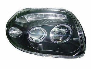 Focos Delanteros Angel Eyes Renault Clio negros 98-2001