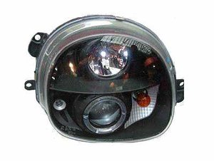 Focos delanteros Angel Eyes Renault Twingo negros