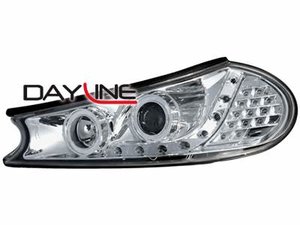 Focos delanteros luz diurna DAYLINE para Ford Mondeo 96-00