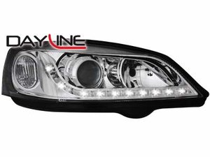 Focos delanteros luz diurna DAYLINE para Opel Astra G 98-04