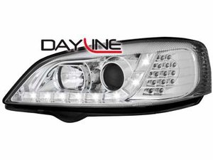 Focos delanteros luz diurna DAYLINE para Opel Astra G 98-04